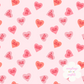 "Candy Hearts" (Positivity/Pink) Seamless Digital Pattern