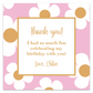 Sweet Daisies Favor Tag Template