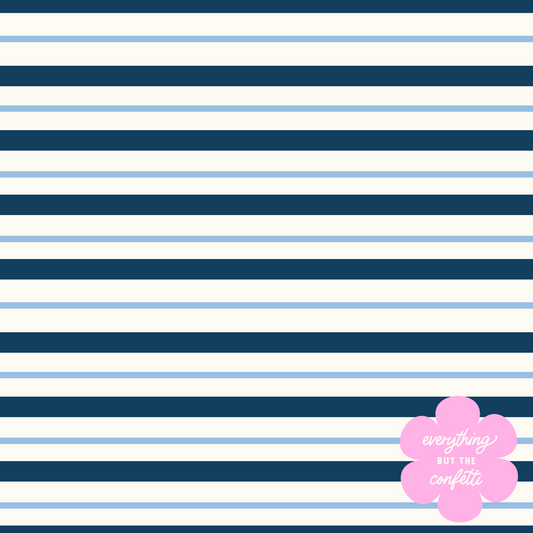"Seaside Stripes" Seamless Digital Pattern