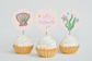 Magical Shell-e-bration Printable Cupcake Toppers