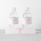 Bows Water Bottle Label Template