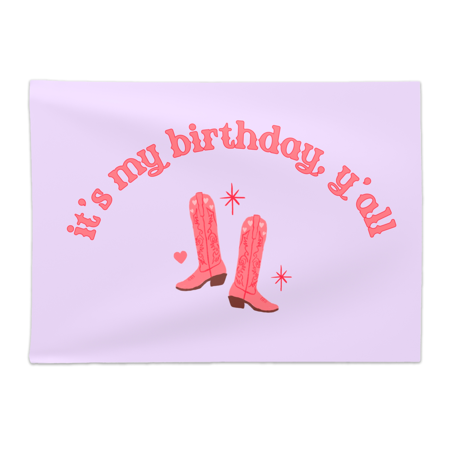 Cowgirl Birthday Banner
