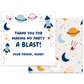 Out of this World Favor Tag Template