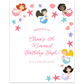 Mermaids Party Sign Template