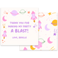 Out of this World (Pink) Favor Tag Template