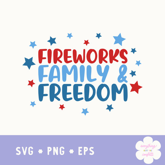 "Fireworks Family and Freedom" Digital Files