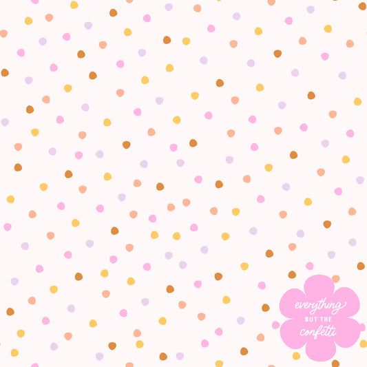 "Feelin' Spring-y Polka Dots" Seamless Digital Pattern
