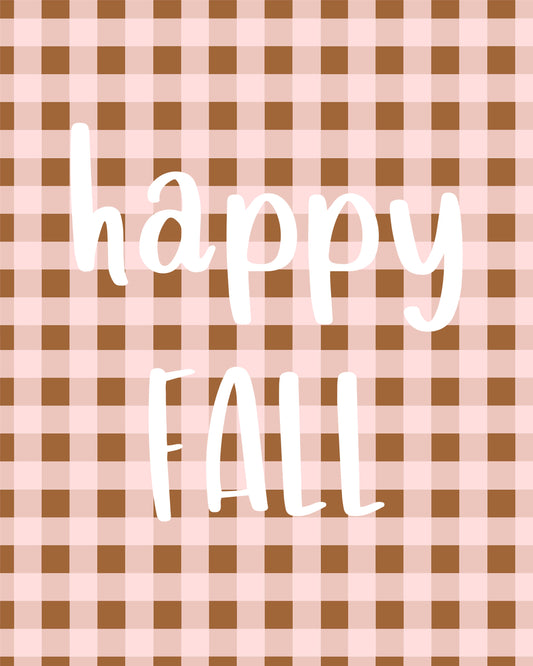 "Happy Fall" Printable Artwork