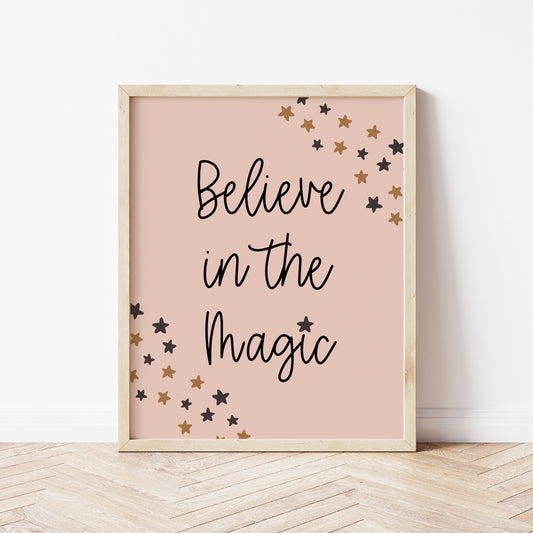 "Believe in the Magic" Printable Artwork