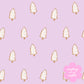 "Christmas Tree Cookies" (Lilac) Seamless Digital Pattern