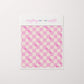 "Checkered Blooms" (Pink) Seamless Digital Pattern