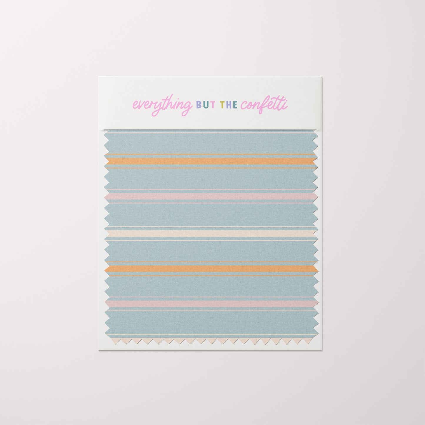 "Summer Stripes" (Light Blue) Seamless Digital Pattern