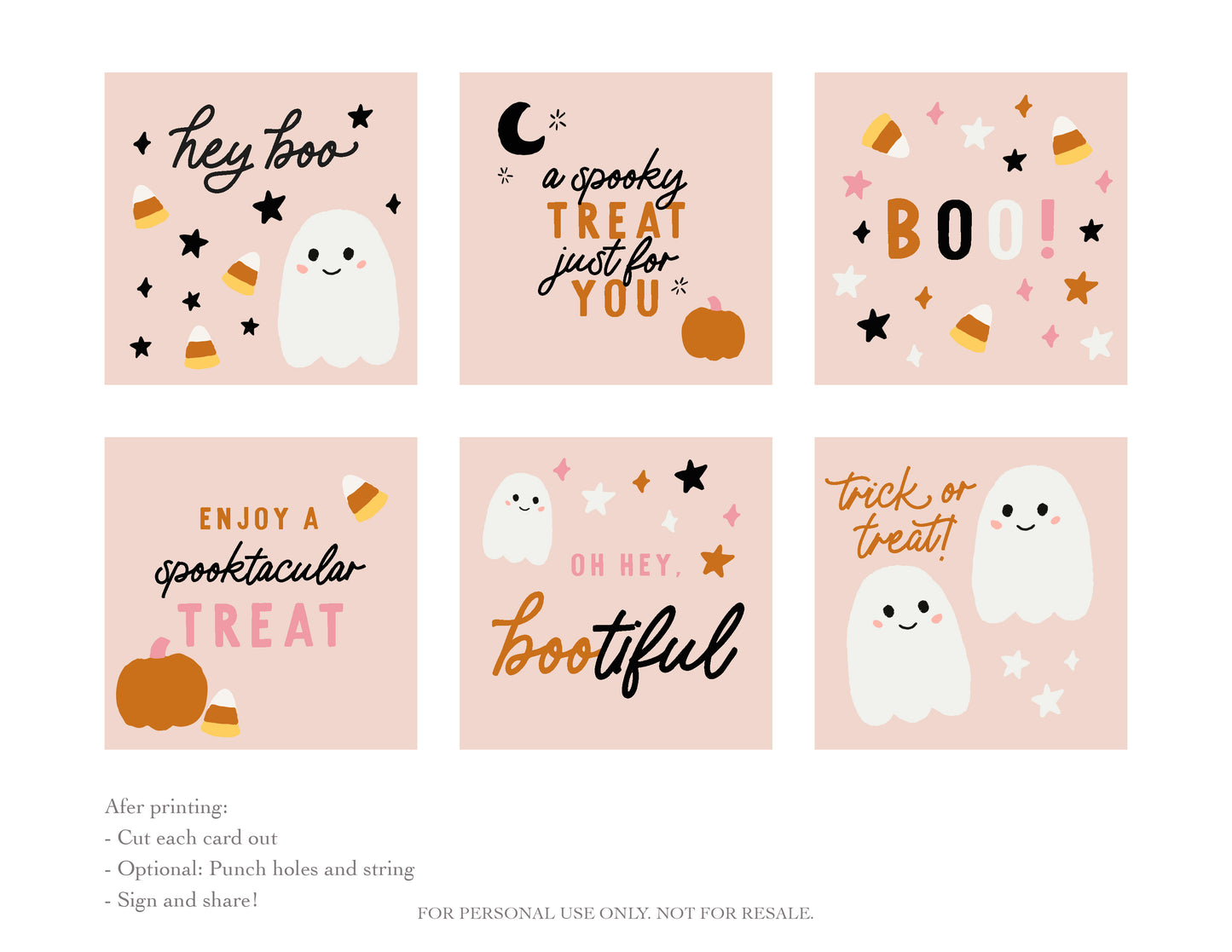 "Sweet + Spooky" Printable Party Kit