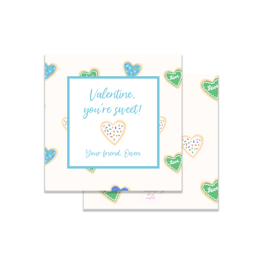"You're Sweet" DIY Valentine Template