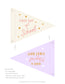 Magical First Day of School Printable Pennant Flags