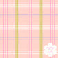 "Spring Plaid" (Pink) Seamless Digital Pattern