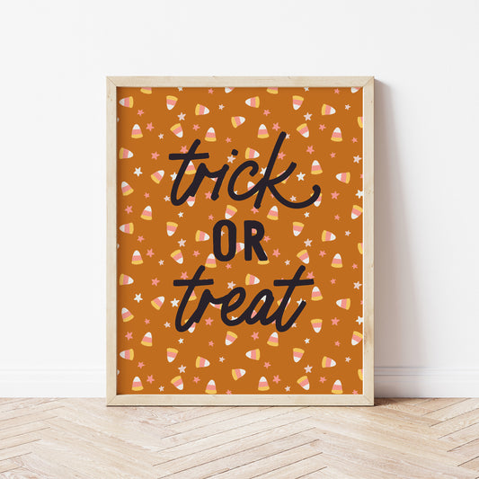 "Trick or Treat" Printable Artwork